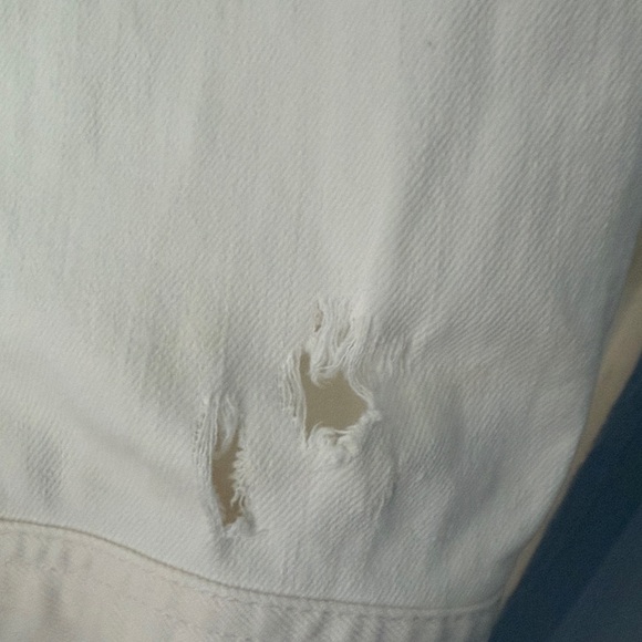 3 for 25! Lilly‎ Pulitzer Women’s White Denim Jacket, size XL, WITH FLAWS - Picture 11 of 12